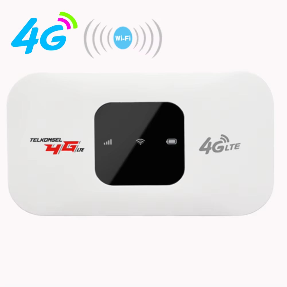 2025 4G Mobile WIFI Router 150Mbps 4G LTE Mobile Wifi Hotspot 2500Mah Portable Wireless Router with Sim Card Slot for Car Users