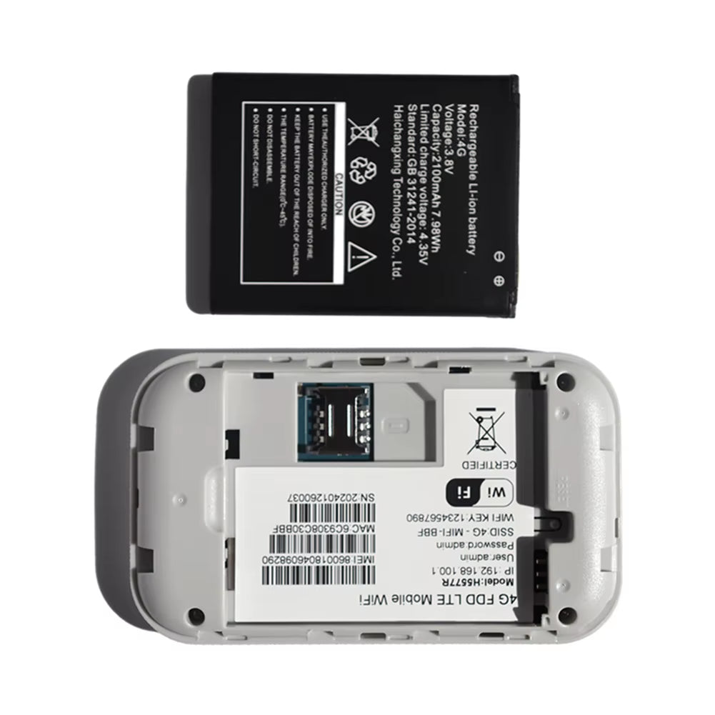 2025 4G Mobile WIFI Router 150Mbps 4G LTE Mobile Wifi Hotspot 2500Mah Portable Wireless Router with Sim Card Slot for Car Users