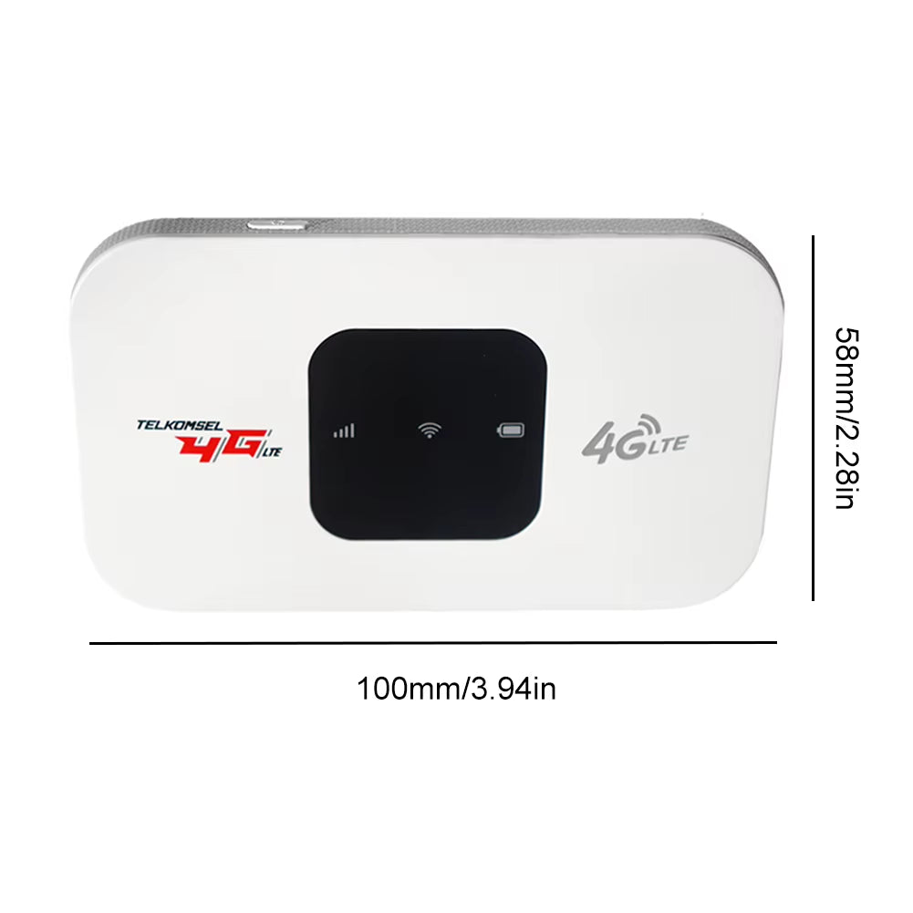 2025 4G Mobile WIFI Router 150Mbps 4G LTE Mobile Wifi Hotspot 2500Mah Portable Wireless Router with Sim Card Slot for Car Users