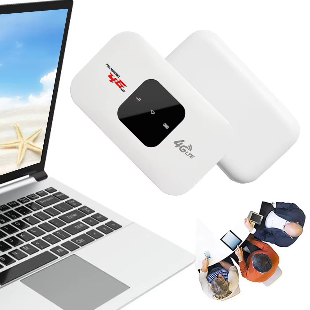 2025 4G Mobile WIFI Router 150Mbps 4G LTE Mobile Wifi Hotspot 2500Mah Portable Wireless Router with Sim Card Slot for Car Users