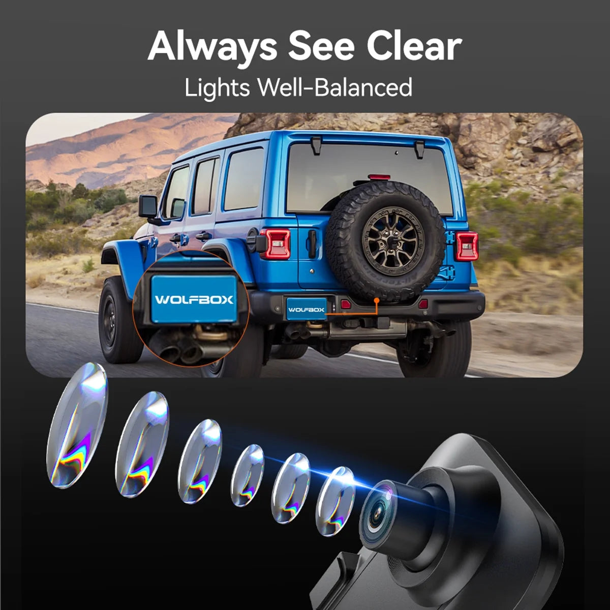 Dash Cam, Dashcam 4K in Wifi& GPS, 12'' 4K+1080P Rear View Mirror Dash Cameras with Super Night Vision, See the License Plate Clearly, Free 64GB Card